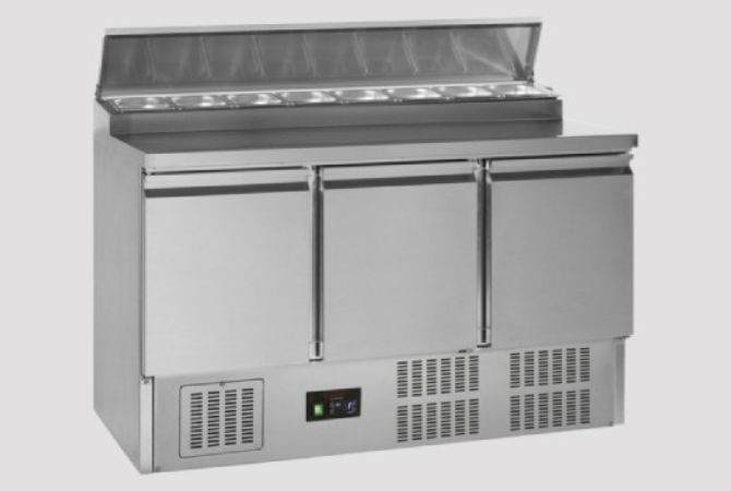 SALADTTE WITH UNDER COUNTER REF